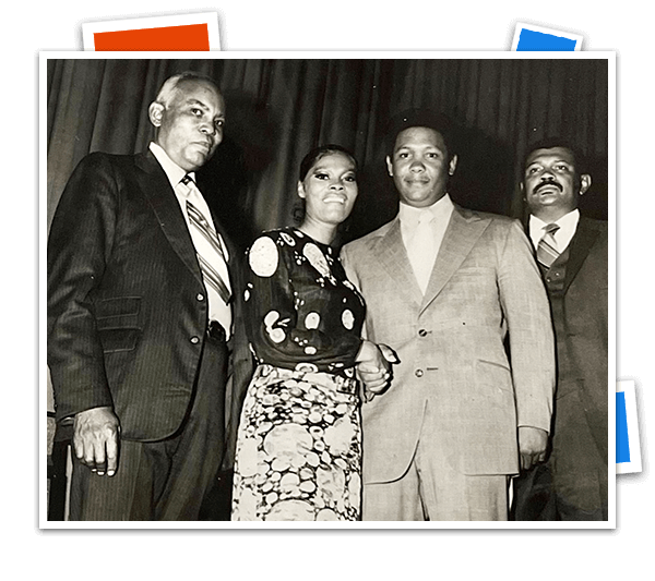 Charles Cobbertt and Dionne Warwick