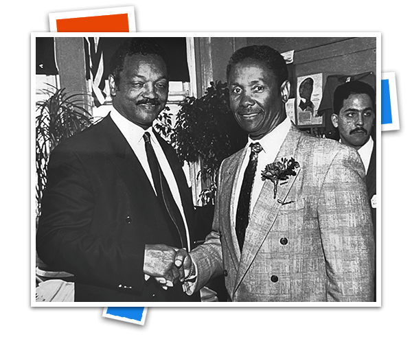 Charles Cobbertt with Jesse Jackson