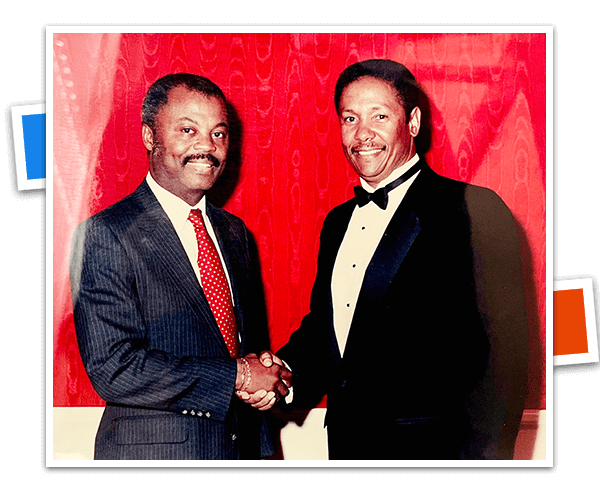 Charles Cobbertt with Congressman Donald Payne, Sr.