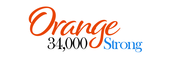 Orange has a current population of around 34,000.